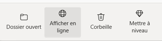 Retrouvez vos dossiers OneDrive